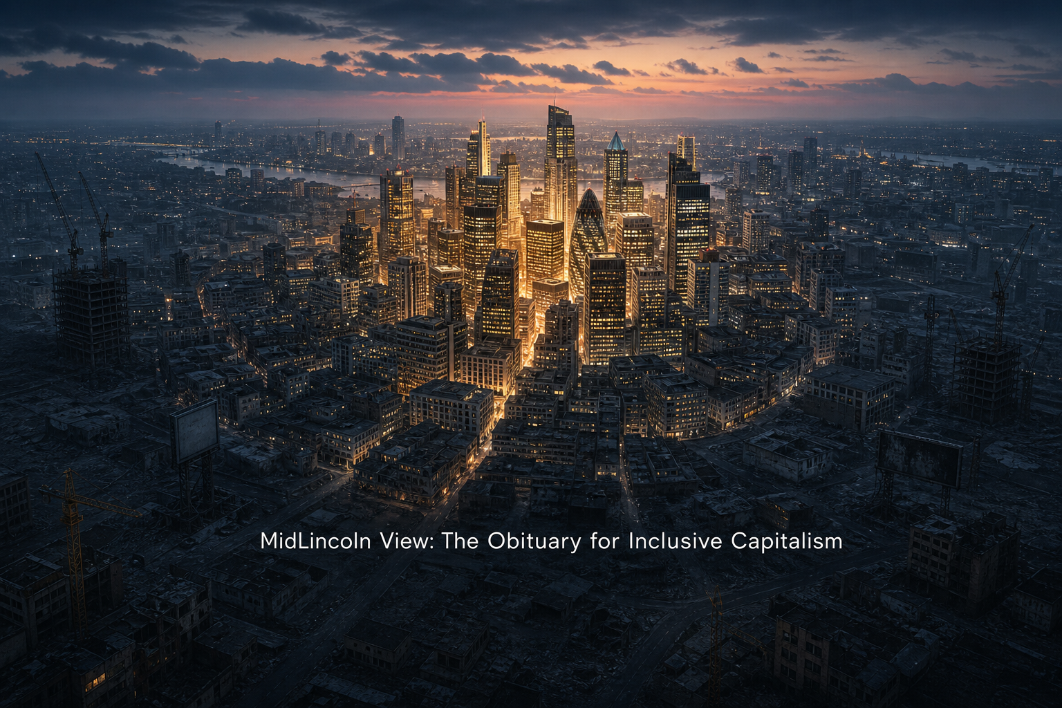 The Obituary for Inclusive Capitalism